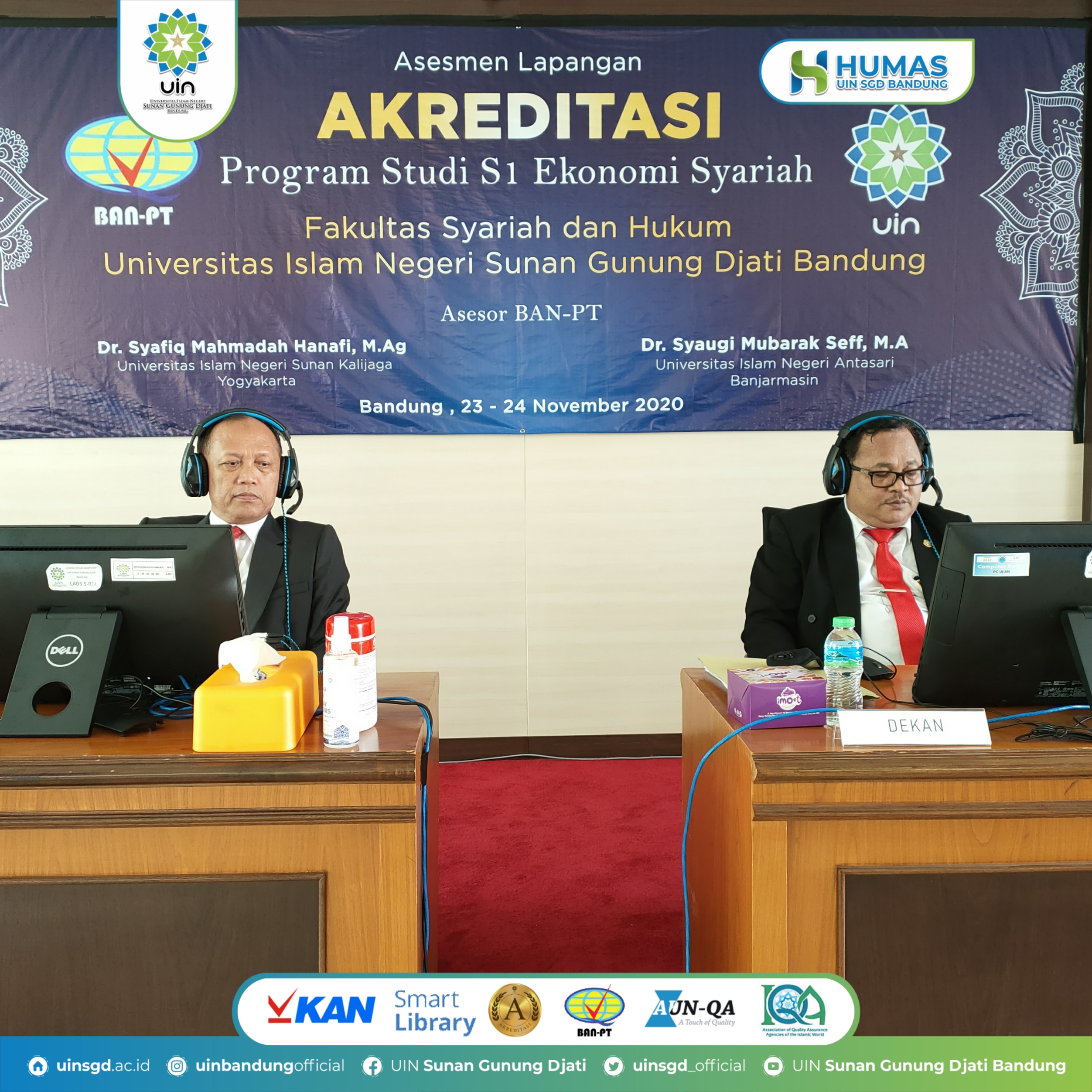 Jurusan Ekonomi Syariah Jalani Asesmen Lapangan Daring  