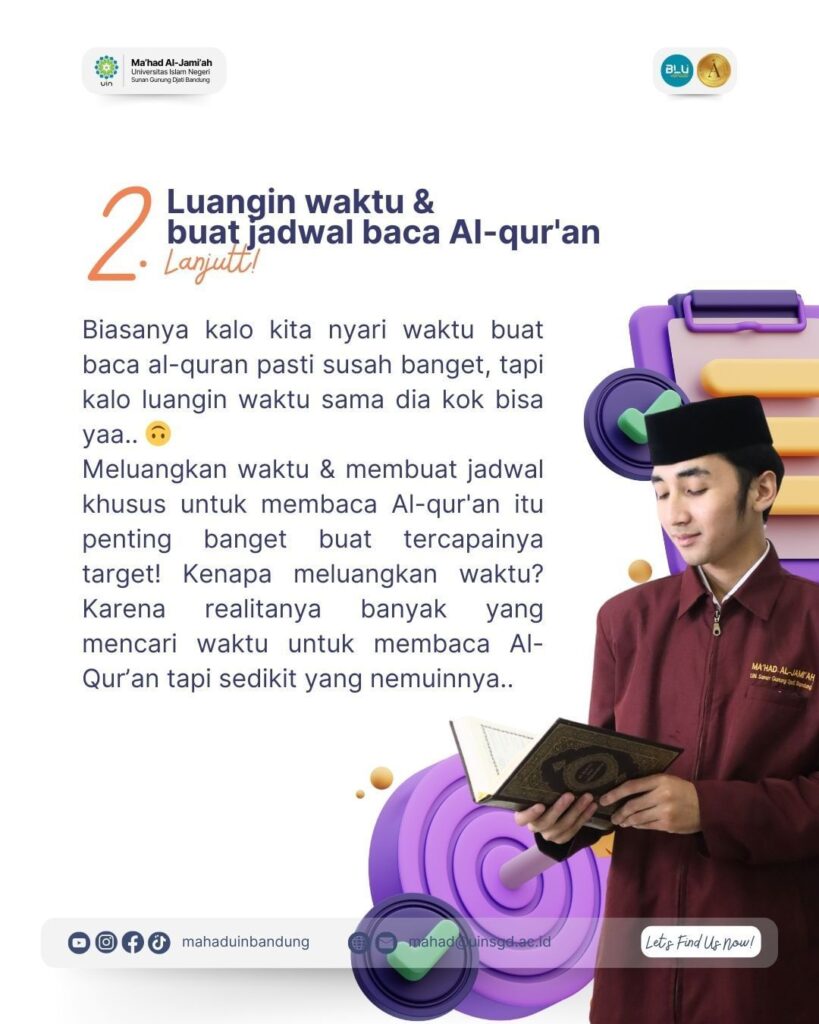 5 Tips Khatam Al Quran Di Bulan Ramadhan Ala Mahad Al Jamiah Uin