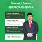 Alhamdulillah! Tiga Prodi di FST UIN Bandung Terakreditasi Unggul dari LAMSAMA