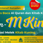 Pendaftaran Kursus Baca Al-Quran dan Kitab Kuning di Ramadan 1446 H Dibuka Hingga 24 Februari