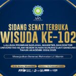 Live I Sidang Senat Terbuka Wisuda Ke-102 UIN Sunan Gunung Djati Bandung