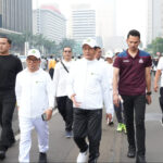 Syiar Muharam, Menag Jalan Santai Bareng Ribuan Peserta Car Free Day