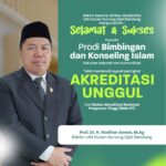 Prodi Bimbingan dan Konseling Islam Raih Akreditasi Unggul dari BAN-PT