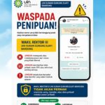 Waspada Penipuan Mengatasnamakan Pimpinan UIN SGD Bandung