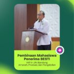 Pembinaan Mahasiswa Penerima BESTI, WR IV UIN Bandung: Amanah, Prestasi, dan Pengabdian