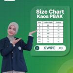Panduan Ukuran Jas Almamater dan Kaos PBAK UIN Bandung