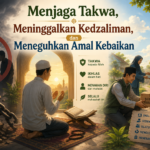 Menjaga Takwa, Meninggalkan Kedzaliman, dan Meneguhkan Amal Kebaikan
