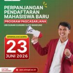 Pascasarjana Buka Pendaftaran S2 dan S3, Tersedia Beragam Prodi Terakreditasi  ‎