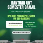 UPZ UIN Bandung Buka Pendaftaran Bantuan UKT Semester Ganjil, Cek Jadwal dan Ketentuannya