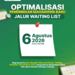 UIN Bandung Buka Kesempatan Jalur Waiting List, Cek Hasil 6 Agustus 2026