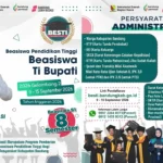 Beasiswa Ti Bupati (Besti) 2026 Gelombang 2 Telah Dibuka!
