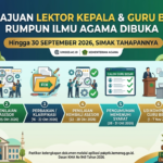 Pengajuan Lektor Kepala dan Guru Besar Rumpun Ilmu Agama Dibuka hingga 30 September 2026, Simak Tahapannya